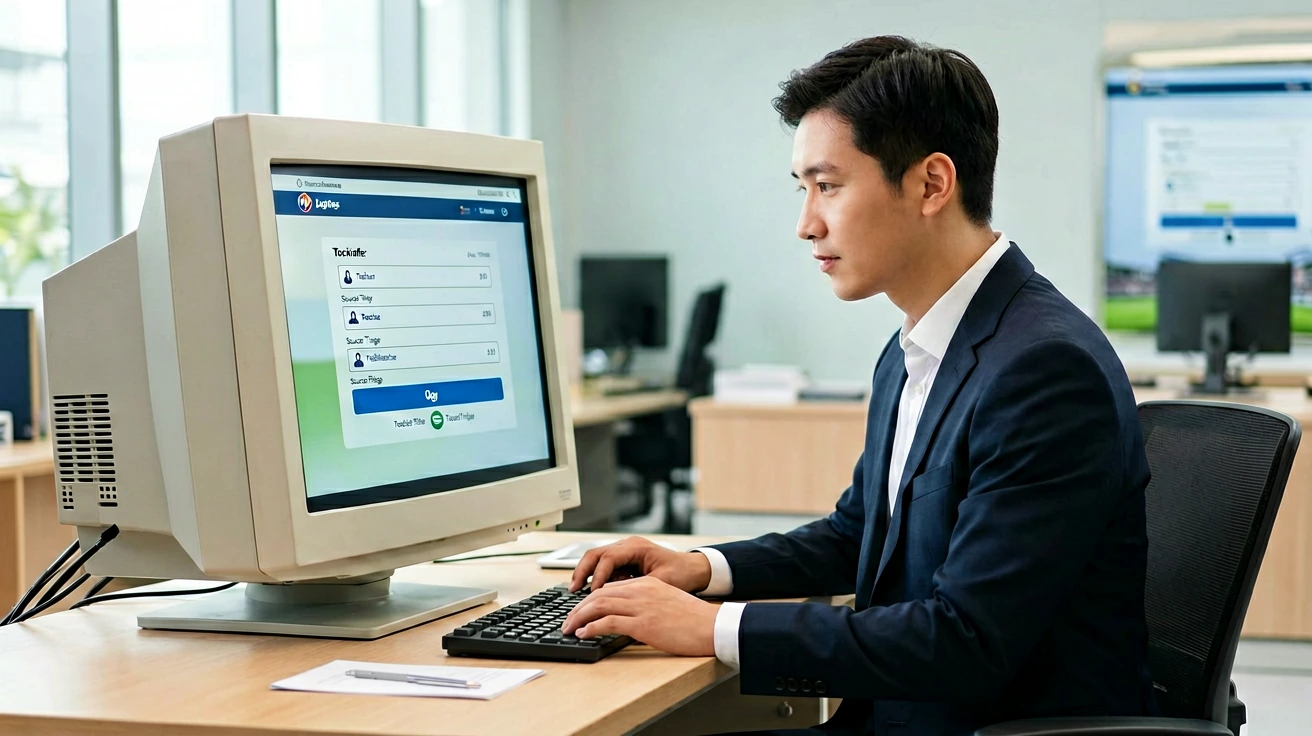 စားပွဲပေါ်တွင် မိုဘိုင်းဖုန်းများစွာ တန်းစီထားပြီး တစ်စုံတစ်ခုအား ကြည့်ရှုနေစဉ် အနီးအနားရှိ လက်ထောက်ကွန်ပျူတာတွင် login session ဖွင့်ထားသော အလွန်တရာ ကွဲပြားသည့် မြင်ကွင်း
